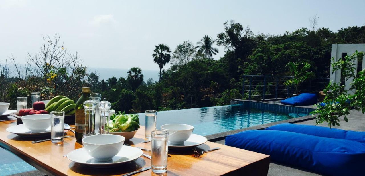 Ko Samui Seaview Pool Villa Philippa With Car Laem Set Beach Exterior foto