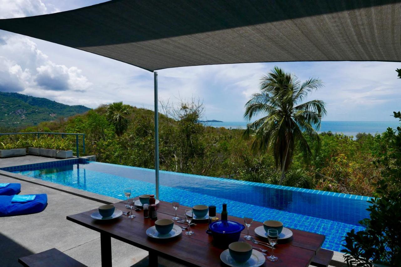 Ko Samui Seaview Pool Villa Philippa With Car Laem Set Beach Exterior foto